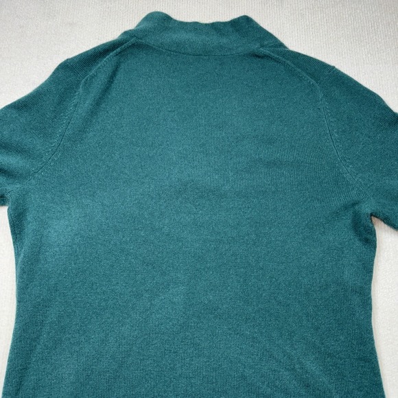 Alex Marie 100% Cashmere XL V Neck Womens Sweater Green - Picture 7 of 7